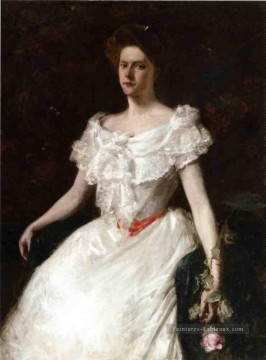  Lady Tableaux - Dame avec une Rose William Merritt Chase